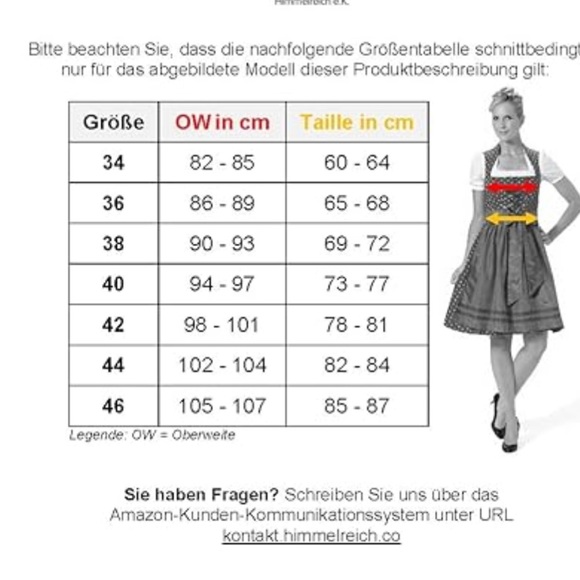 Original Steindl Dress Munchen Salzburg Blue Zip Front 38 - Picture 12 of 12